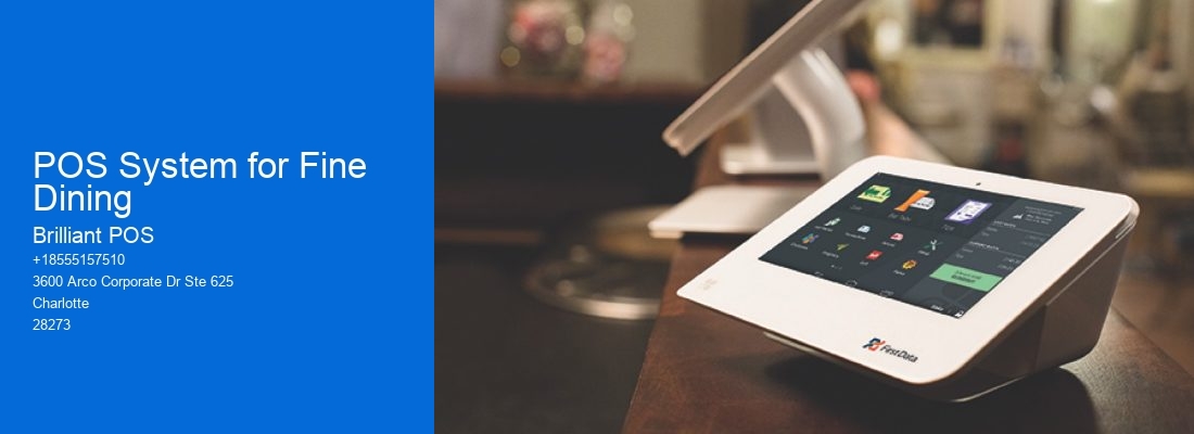 POS System for Fine Dining